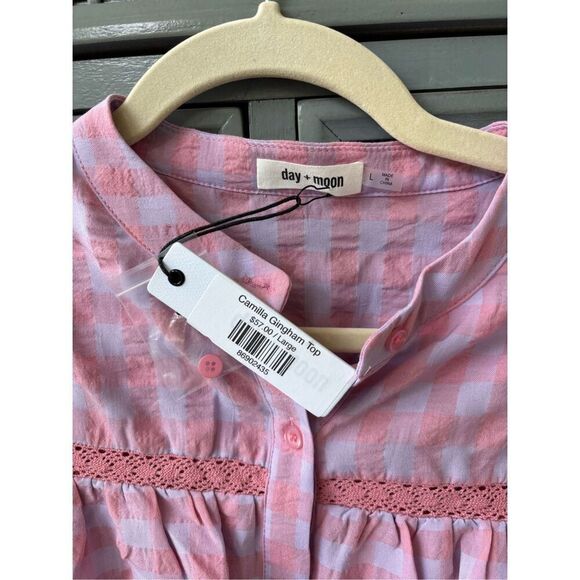 NWT  day + moon Camila gingham too, $60 Large E29 - Picture 4 of 8